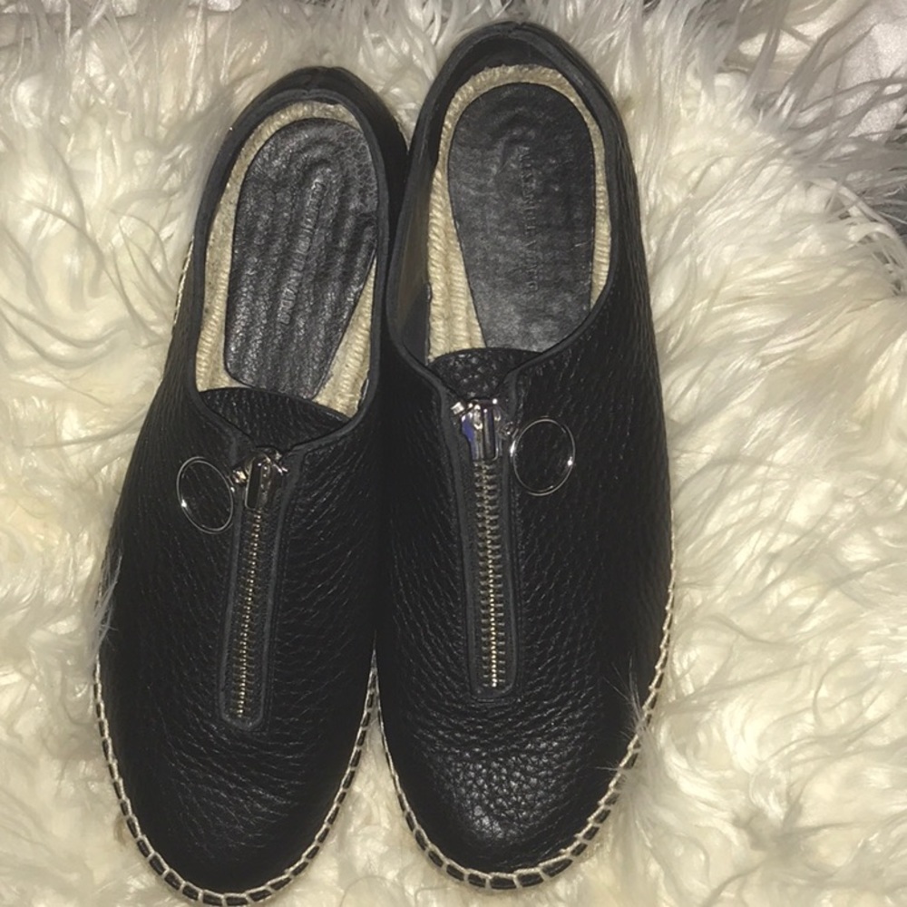 Alexander Wang: Devon Espadrille - Pebbled Leather - Picture 8 of 11